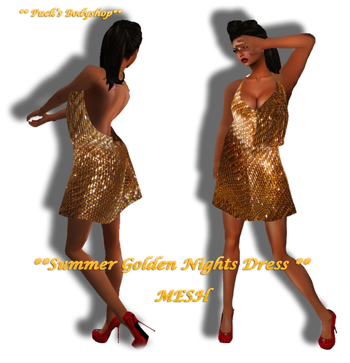 ** Summer Night's Golden Dress** BOX