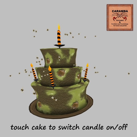 Halloween insects cake