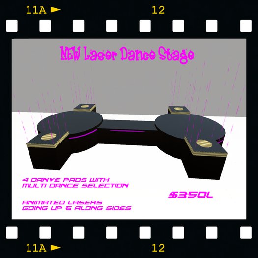 New Laser Dance Stage