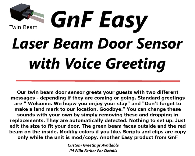 GnF Easy Twin Beam Door sensor Boxed
