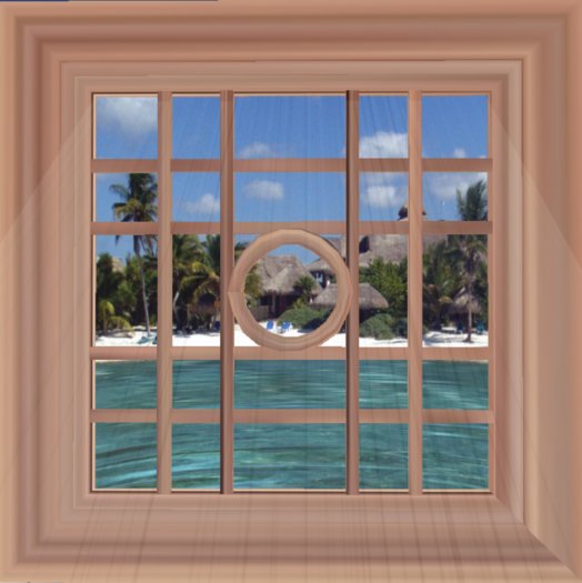 Emma's "Island Days" Sound & Movement Panorama Window 4 prims-ideal for sky boxes too