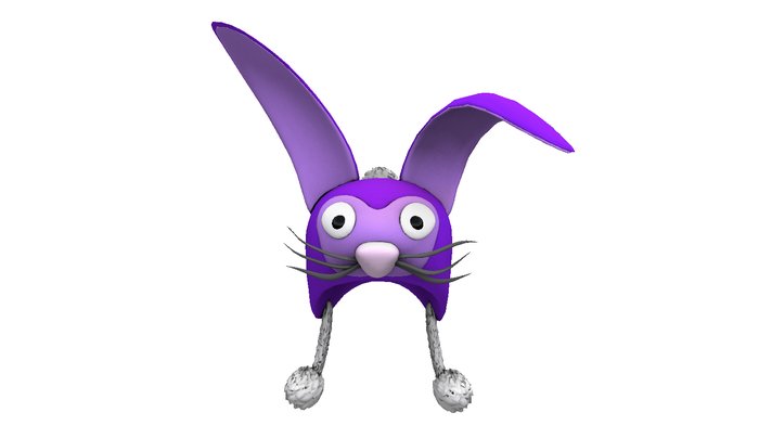 Tinker Bunny hat Purple