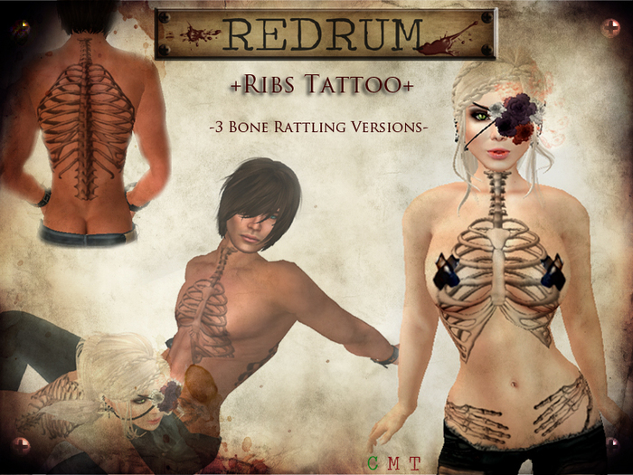 +REDRUM+ RIBS TATTOO