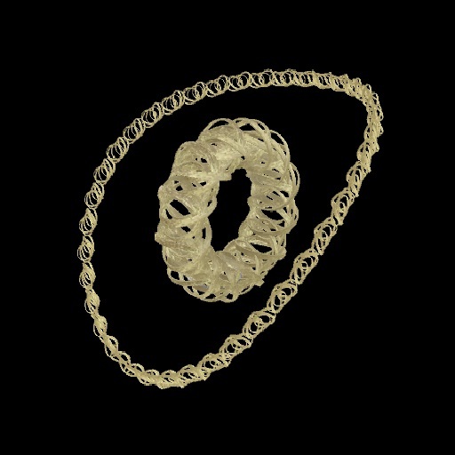 Gold Chain Necklace & Bracelet Set