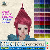 !! FANTAVATAR !! Petite - Sky-tickle Fancy Colors Hair DEMO F&M PET
