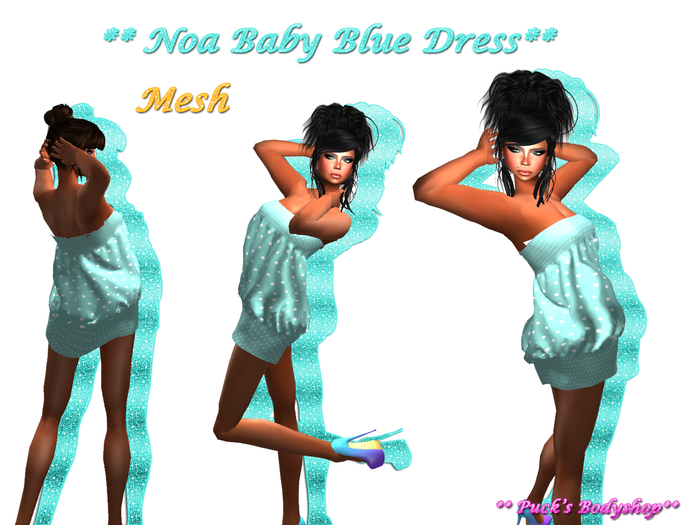 ** Noa Dress Baby Blue** BOX
