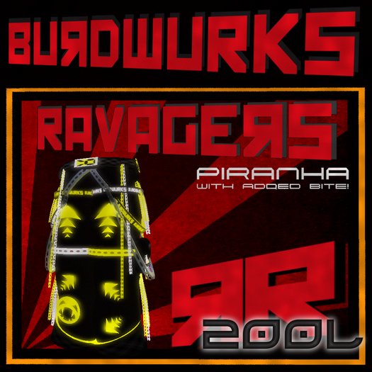 <RR> Burdwurks Piranha Ravagers Yellow 