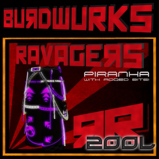 <RR> Burdwurks Piranha Ravagers Purple