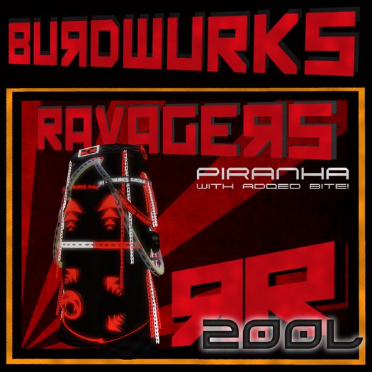 <RR> Burdwurks Piranha Ravagers Red