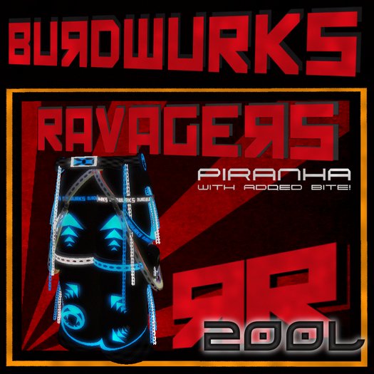 <RR> Burdwurks Piranha Ravagers Blue