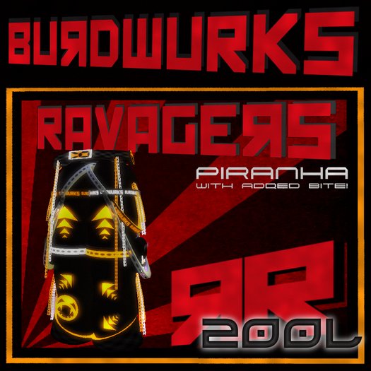 <RR> Burdwurks Piranha Ravagers Orange 