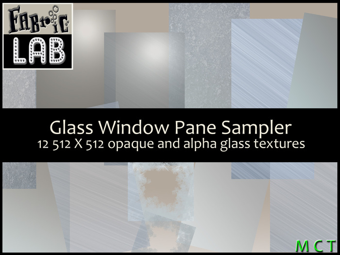 Fabric Lab Window Pane Glass Texture Set Various Uses