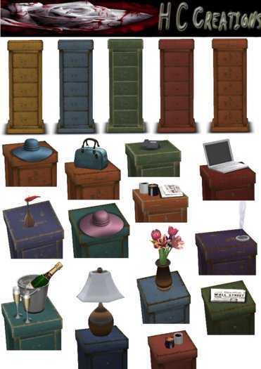 Dollarbie! HCC Shabby Rack with Rezzmenu BOX