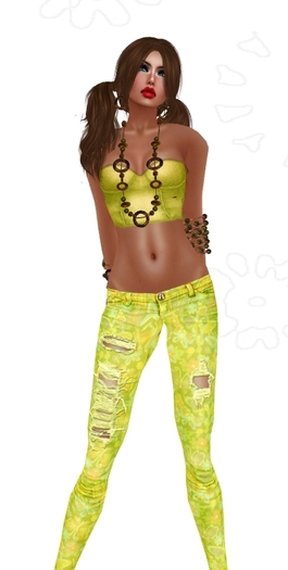 %50 DISCOUNT!!! ^^MM^^ LeMoN OutFiT YeLLow-GreeN