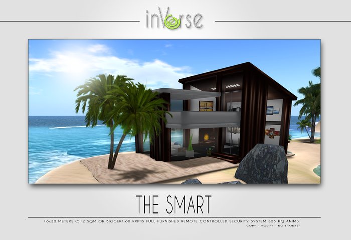 THE SMART HOUSE SKYBOX, EXTREME LOW PRIMS, 325 ANIMS!