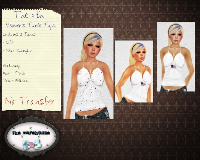 ::MOD:: The 4th - Women's Tank -  Star Spangled Tank 2011