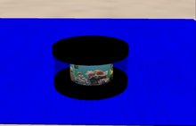Round Fish Tank Coffeetable .