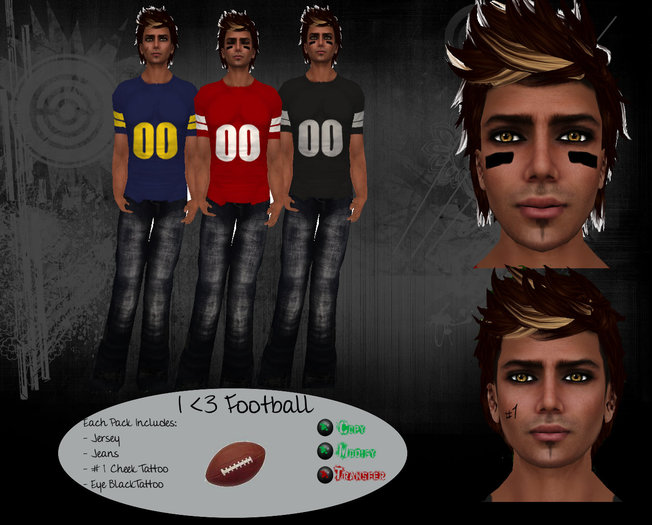 ::MOD:: I <3 Football - Men's (Red)