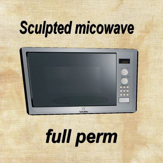 sculpted  micowave