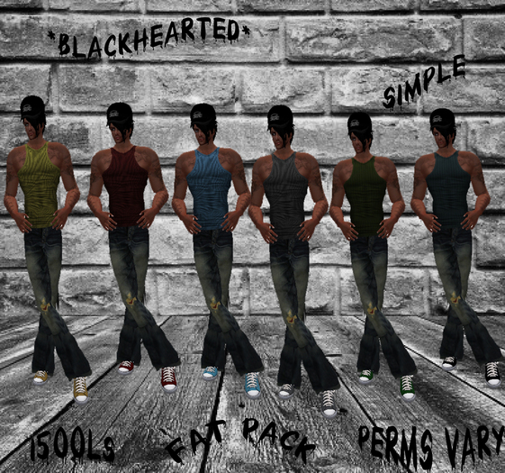 *Blackhearted* Simple*Fat Pack*