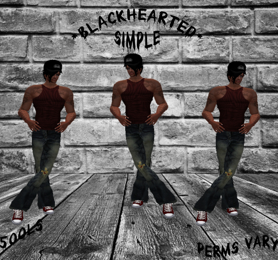 *Blackhearted* Simple*Red*