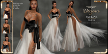 Utopia Pauline black top - Appliers Included!