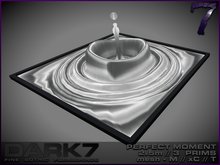 Dark 7: Perfect Moment - L white water sculpture