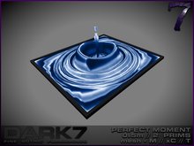Dark 7: Perfect Moment - S blue water sculpture