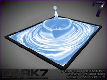 Dark 7: Perfect Moment - L light blue water sculpture