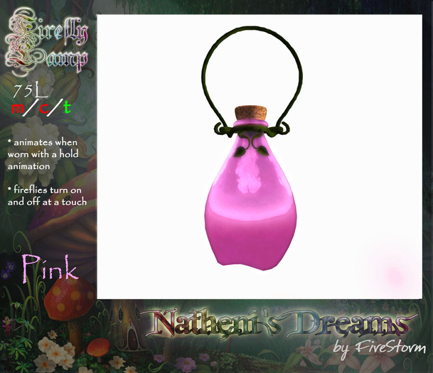 *FS* FireFly Light (pink)