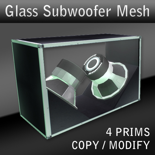 Glass subwoofer