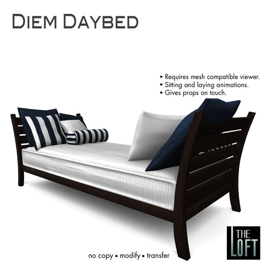 The Loft - Diem Daybed Navy