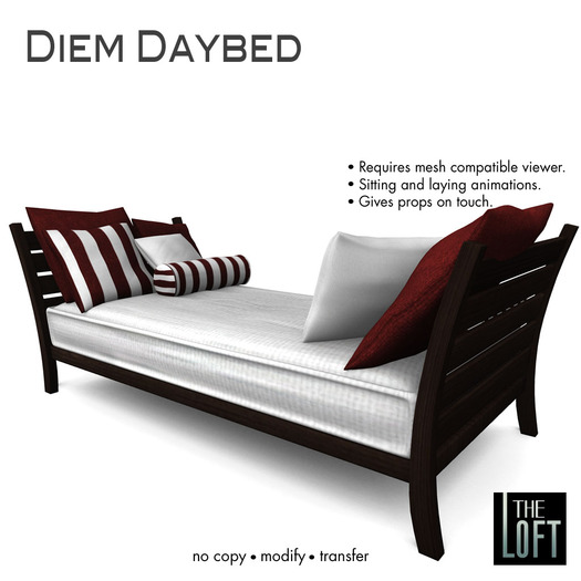 The Loft - Diem Daybed Red