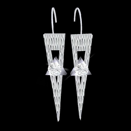 Silver Starlight Earrings