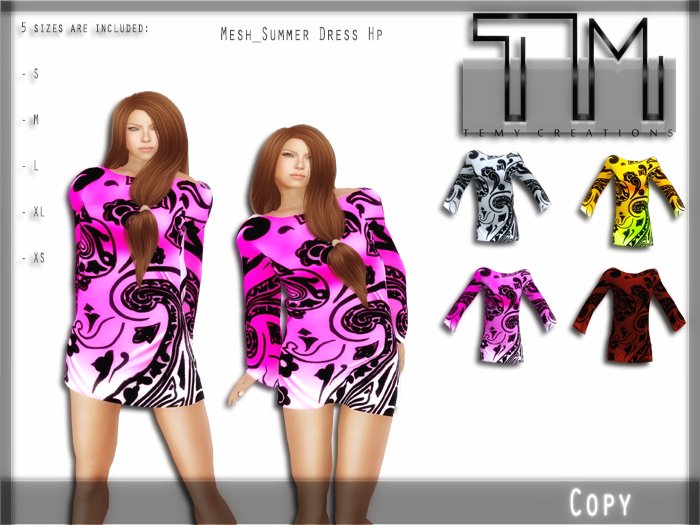 [TM] Mesh_Summer Dress Hp