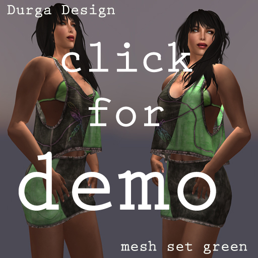 DEMO Mesh set top and skirt , Durga Design