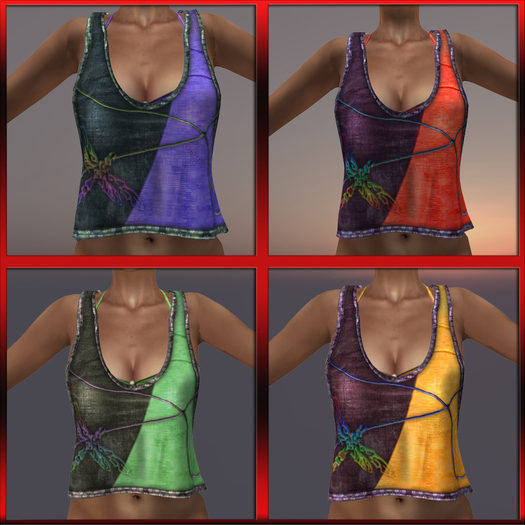 Mesh top green, Durga Design