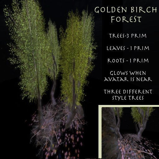 Golden Birch Forest