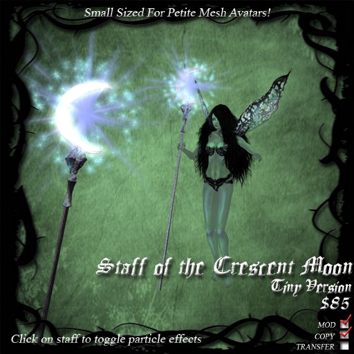 Staff of the Crescent Moon (Tiny Version)