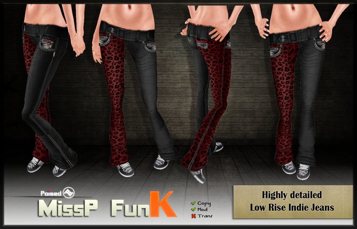 ::Poised:: MissP Indie Jeans Funk Blood