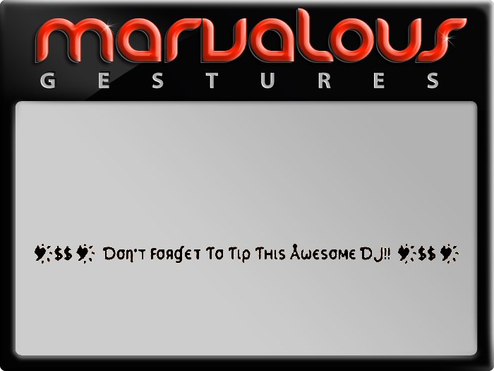 DONT FORGET TO TIP THIS AWESOME DJ GESTURE