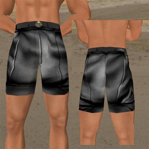 Surface Leather Shorts