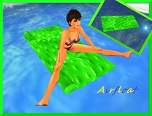 ++Airfloat Green++1 Prim Water Mattress++1 Pose++1$ Linden++ 