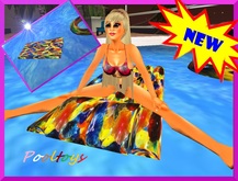 Pooltoy: Floating and rotating Pool Mattress+1 Pose+1 Linden+ 