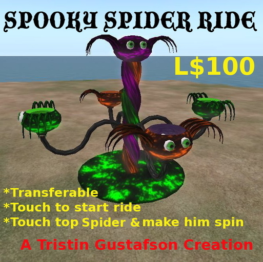 Spooky Spider Ride-Boxed