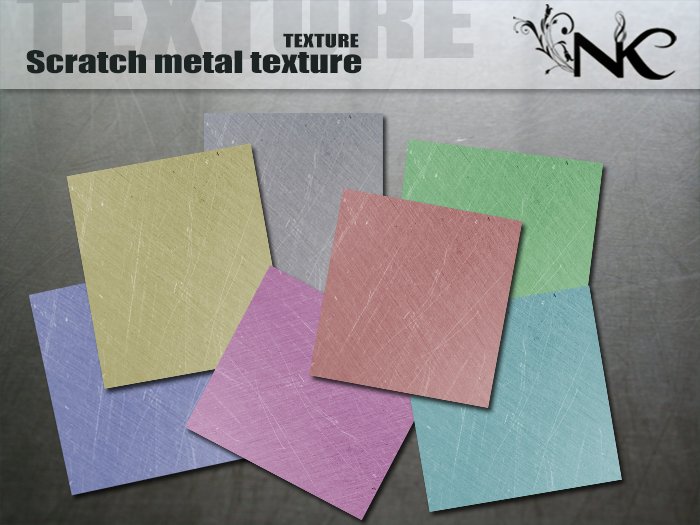 Scratch metal texture