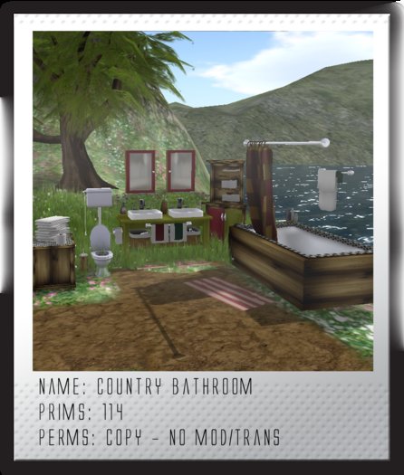 Tiny Spaces - Country Bathroom