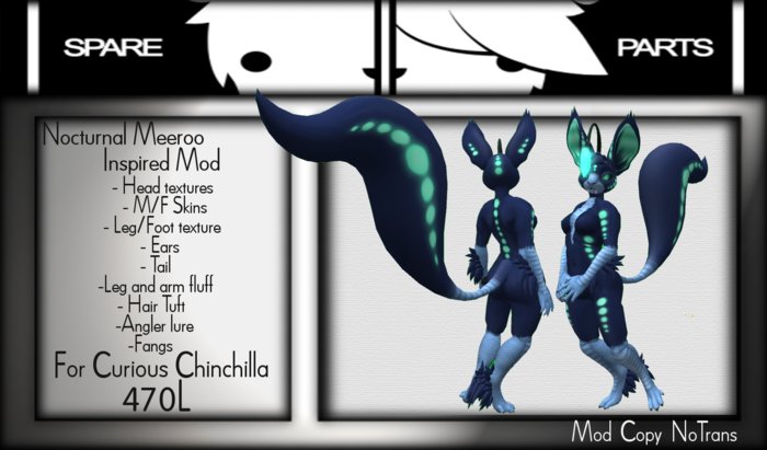 Nocturnal meeroo inspired Azul Descent mod 