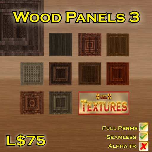 USC Textures - Wood Panels 3 
