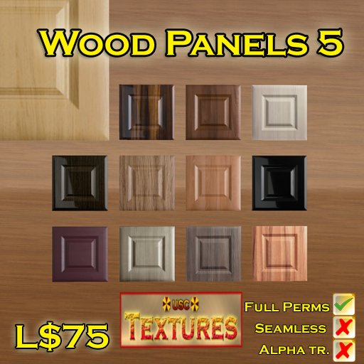 USC Textures - Wood Panels 5 